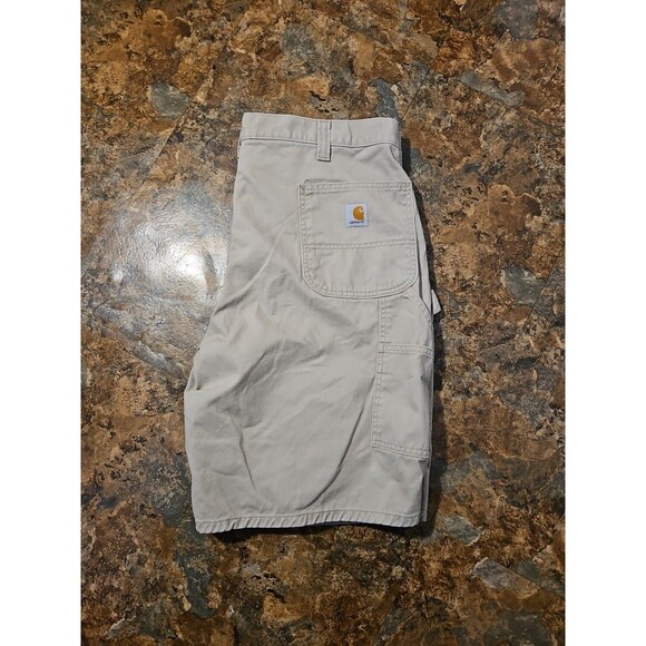 Carhartt‎ Mens Carpenter Shorts Size 40 Tan Ex. Condition (A231) - Picture 2 of 10